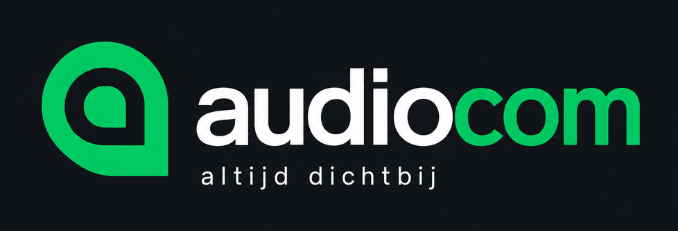 Audiocom — nieuw logo