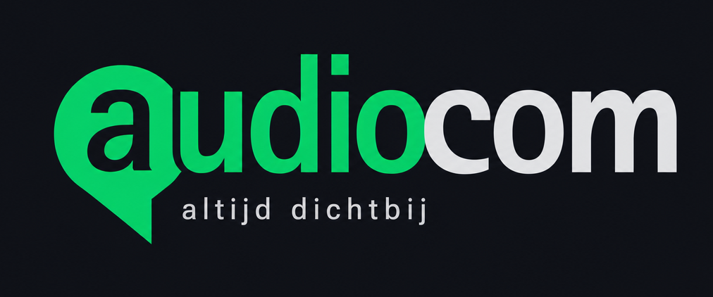 Audiocom — origineel logo