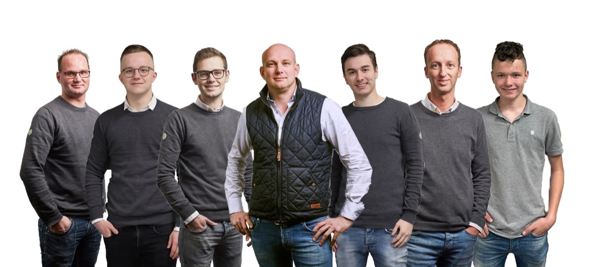 Het voltallige team van Audiocom